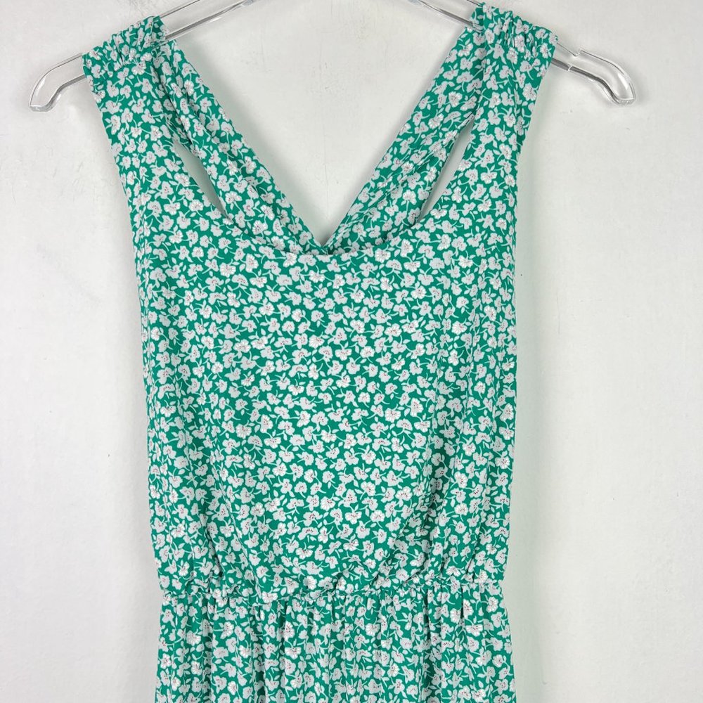 NWOT Stitch Fix Kaileigh Tasha Knit Dress Sleeveless Floral Green Size Small S - Picture 3 of 12